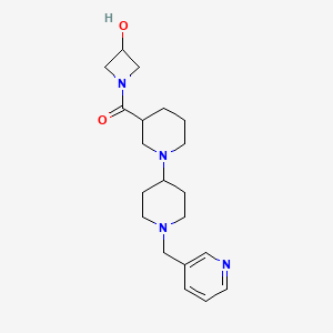 1-{[1'-(pyridin-3-ylmethyl)-1,4'-bipiperidin-3-yl]carbonyl}azetidin-3-ol