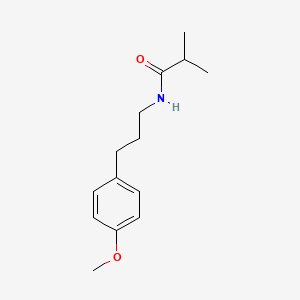 N-[3-(4-methoxyphenyl)propyl]-2-methylpropanamide