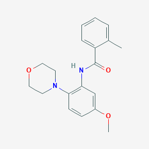 N-(5-methoxy-2-morpholin-4-ylphenyl)-2-methylbenzamide