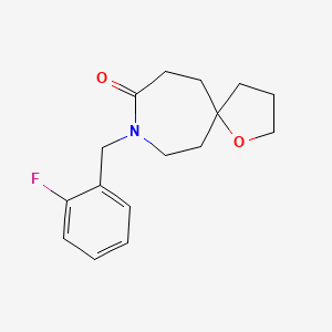 8-(2-fluorobenzyl)-1-oxa-8-azaspiro[4.6]undecan-9-one