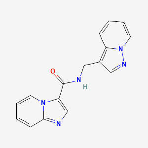 N-(pyrazolo[1,5-a]pyridin-3-ylmethyl)imidazo[1,2-a]pyridine-3-carboxamide