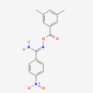 N'-[(3,5-dimethylbenzoyl)oxy]-4-nitrobenzenecarboximidamide