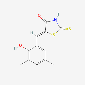 5-(2-hydroxy-3,5-dimethylbenzylidene)-2-thioxo-1,3-thiazolidin-4-one