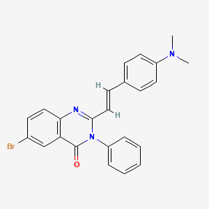 6-bromo-2-{2-[4-(dimethylamino)phenyl]vinyl}-3-phenyl-4(3H)-quinazolinone