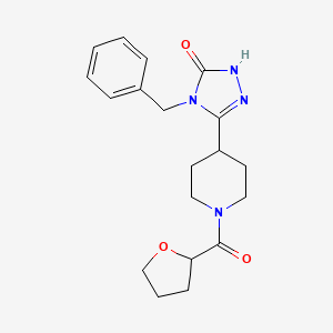 4-benzyl-5-[1-(tetrahydro-2-furanylcarbonyl)-4-piperidinyl]-2,4-dihydro-3H-1,2,4-triazol-3-one