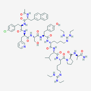molecular formula C80H113ClN18O13 B053836 加尼瑞克 CAS No. 124904-93-4