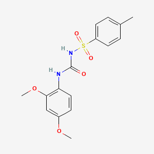 1-(2,4-DIMETHOXYPHENYL)-3-(4-METHYLBENZENESULFONYL)UREA