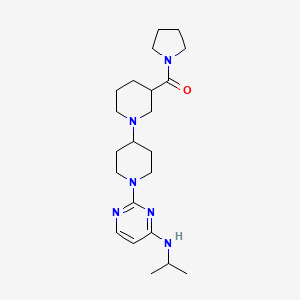 N-isopropyl-2-[3-(pyrrolidin-1-ylcarbonyl)-1,4'-bipiperidin-1'-yl]pyrimidin-4-amine