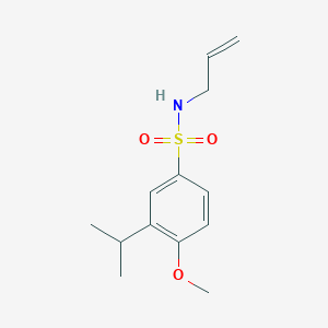 4-methoxy-3-(propan-2-yl)-N-(prop-2-en-1-yl)benzenesulfonamide