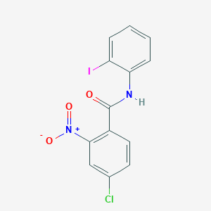 4-chloro-N-(2-iodophenyl)-2-nitrobenzamide