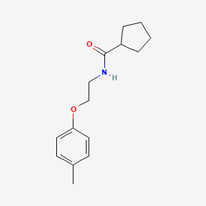 N-[2-(4-methylphenoxy)ethyl]cyclopentanecarboxamide