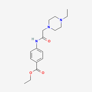 ETHYL 4-{[2-(4-ETHYLPIPERAZINO)ACETYL]AMINO}BENZOATE