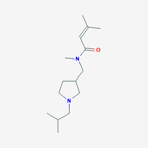 N-[(1-isobutylpyrrolidin-3-yl)methyl]-N,3-dimethylbut-2-enamide