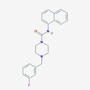 4-(3-fluorobenzyl)-N-1-naphthyl-1-piperazinecarboxamide