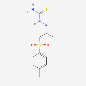 [(Z)-1-(4-methylphenyl)sulfonylpropan-2-ylideneamino]thiourea