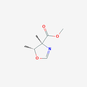B053845 (4S,5R)-Methyl 4,5-dimethyl-4,5-dihydrooxazole-4-carboxylate CAS No. 120133-99-5