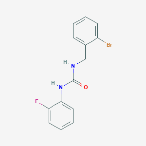 molecular formula C14H12BrFN2O B5384509 N-(2-bromobenzyl)-N'-(2-fluorophenyl)urea 