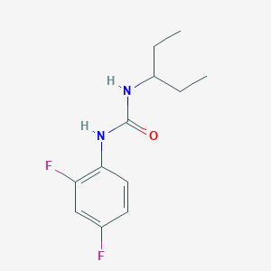 N-(2,4-difluorophenyl)-N'-(1-ethylpropyl)urea