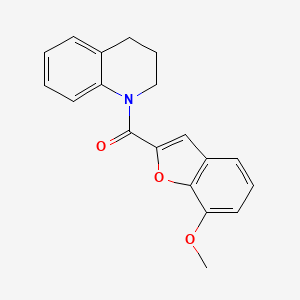 (3,4-dihydroquinolin-1(2H)-yl)(7-methoxybenzofuran-2-yl)methanone