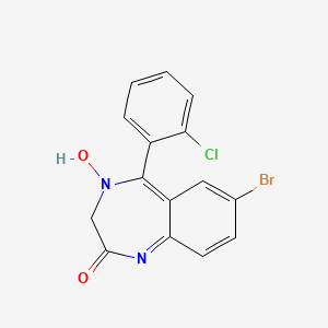 7-bromo-5-(2-chlorophenyl)-1,3-dihydro-2H-1,4-benzodiazepin-2-one 4-oxide