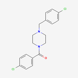 1-(4-chlorobenzoyl)-4-(4-chlorobenzyl)piperazine