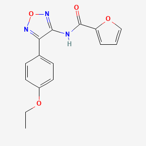 N-[4-(4-ethoxyphenyl)-1,2,5-oxadiazol-3-yl]furan-2-carboxamide