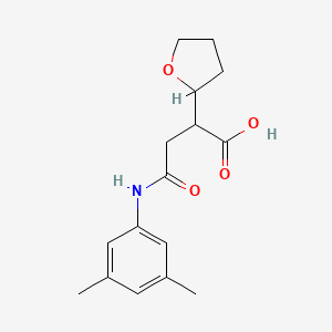 4-(3,5-Dimethylanilino)-4-oxo-2-(oxolan-2-yl)butanoic acid