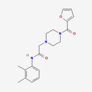 molecular formula C19H23N3O3 B5384728 N-(2,3-dimethylphenyl)-2-[4-(furan-2-carbonyl)piperazin-1-yl]acetamide 