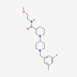 1'-(3-fluoro-5-methylbenzyl)-N-(2-methoxyethyl)-1,4'-bipiperidine-3-carboxamide