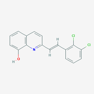 2-[(E)-2-(2,3-dichlorophenyl)ethenyl]quinolin-8-ol