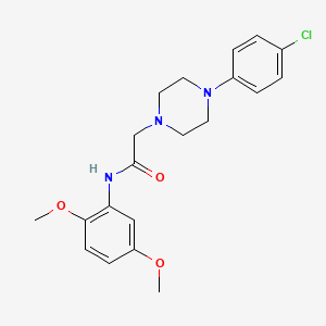 2-[4-(4-chlorophenyl)piperazin-1-yl]-N-(2,5-dimethoxyphenyl)acetamide