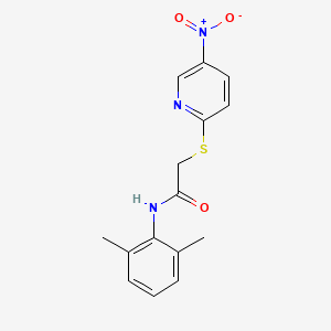 N-(2,6-Dimethylphenyl)-2-[(5-nitro-2-pyridinyl)sulfanyl]acetamide