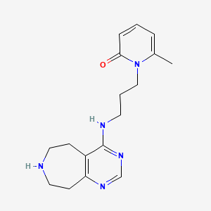 6-methyl-1-[3-(6,7,8,9-tetrahydro-5H-pyrimido[4,5-d]azepin-4-ylamino)propyl]-2(1H)-pyridinone dihydrochloride