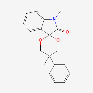 1',5-dimethyl-5-phenylspiro[1,3-dioxane-2,3'-indol]-2'(1'H)-one