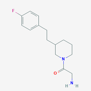 (2-{3-[2-(4-fluorophenyl)ethyl]-1-piperidinyl}-2-oxoethyl)amine hydrochloride