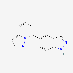 5-pyrazolo[1,5-a]pyridin-7-yl-1H-indazole