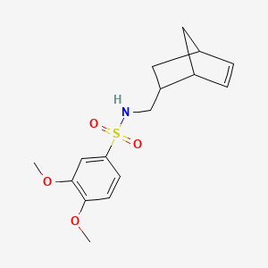 N-(bicyclo[2.2.1]hept-5-en-2-ylmethyl)-3,4-dimethoxybenzenesulfonamide