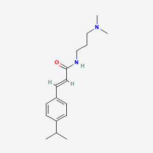 N-[3-(dimethylamino)propyl]-3-(4-isopropylphenyl)acrylamide