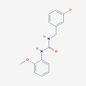 molecular formula C15H15BrN2O2 B5385310 N-(3-bromobenzyl)-N'-(2-methoxyphenyl)urea 