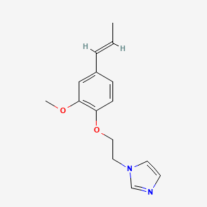 1-{2-[2-methoxy-4-(1-propen-1-yl)phenoxy]ethyl}-1H-imidazole