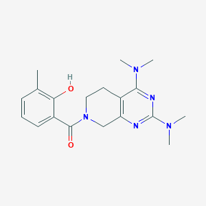 2-{[2,4-bis(dimethylamino)-5,8-dihydropyrido[3,4-d]pyrimidin-7(6H)-yl]carbonyl}-6-methylphenol