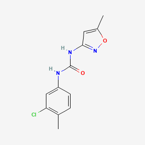 1-(3-Chloro-4-methylphenyl)-3-(5-methyl-1,2-oxazol-3-yl)urea