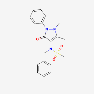 N-(1,5-dimethyl-3-oxo-2-phenyl-2,3-dihydro-1H-pyrazol-4-yl)-N-(4-methylbenzyl)methanesulfonamide