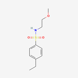 4-ethyl-N-(2-methoxyethyl)benzenesulfonamide