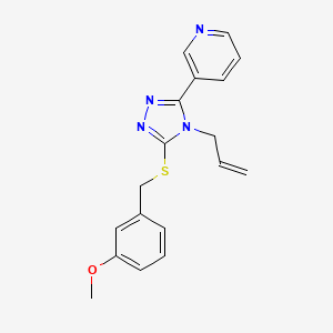 3-({[4-ALLYL-5-(3-PYRIDYL)-4H-1,2,4-TRIAZOL-3-YL]SULFANYL}METHYL)PHENYL METHYL ETHER