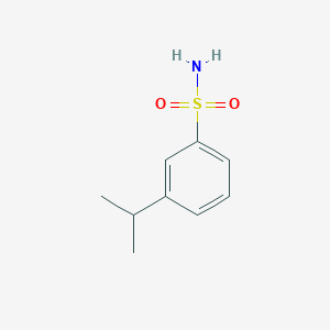 molecular formula C9H13NO2S B053860 3-(Propan-2-yl)benzene-1-sulfonamide CAS No. 123045-56-7