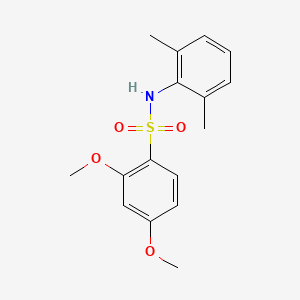 molecular formula C16H19NO4S B5386026 N-(2,6-dimethylphenyl)-2,4-dimethoxybenzenesulfonamide 