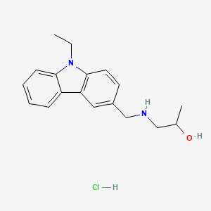 1-{[(9-ethyl-9H-carbazol-3-yl)methyl]amino}-2-propanol hydrochloride