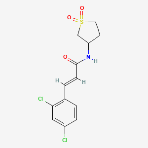 3-(2,4-dichlorophenyl)-N-(1,1-dioxidotetrahydro-3-thienyl)acrylamide