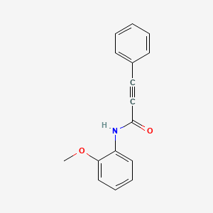 molecular formula C16H13NO2 B5386303 N-(2-methoxyphenyl)-3-phenylprop-2-ynamide CAS No. 898162-35-1